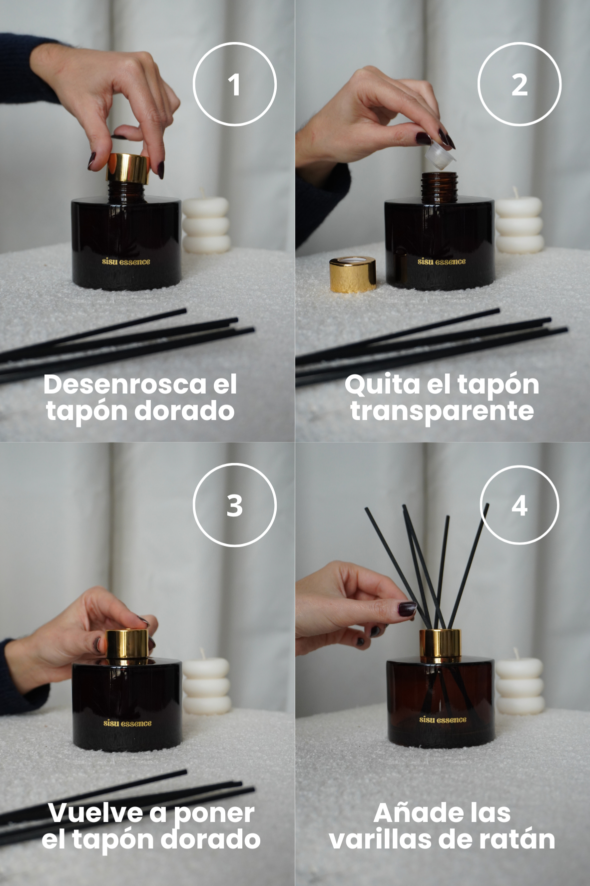 Mikado de Canela y Naranja