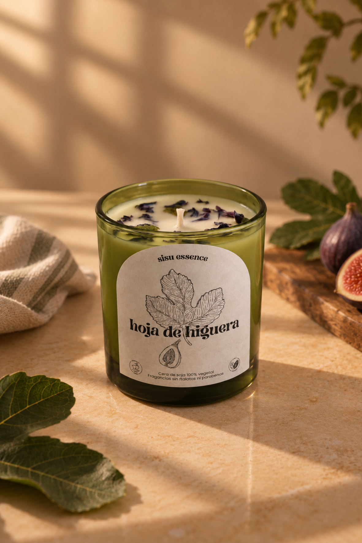 Vela de Hoja de Higuera