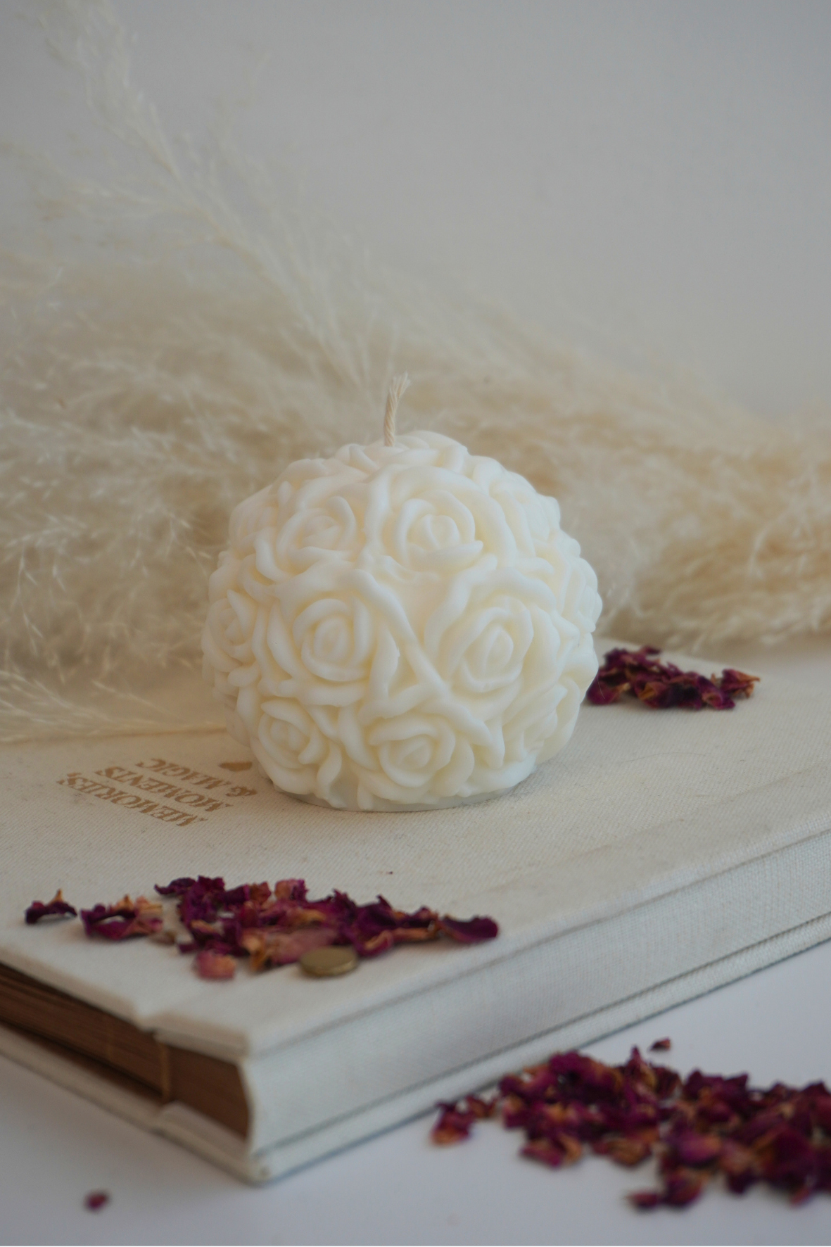 Vela jardín de rosas