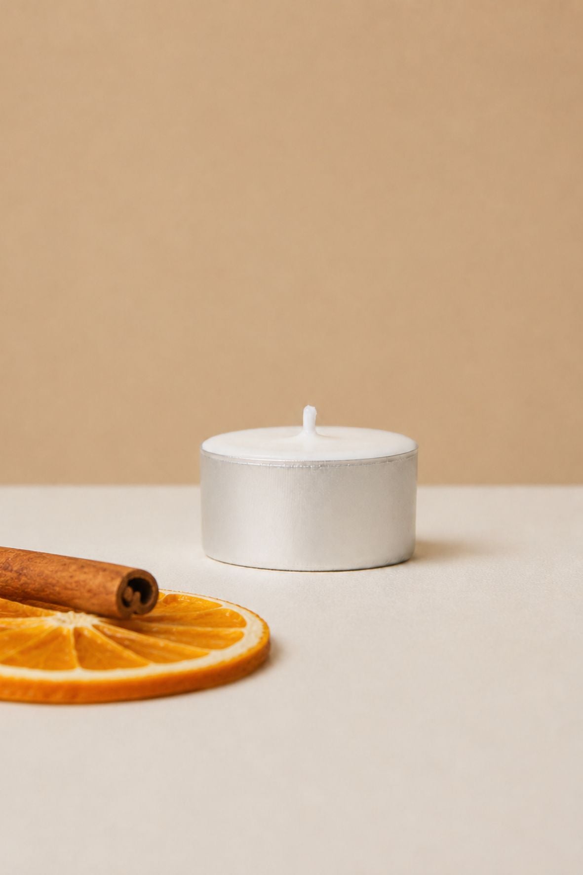 Vela de té de Canela y Naranja