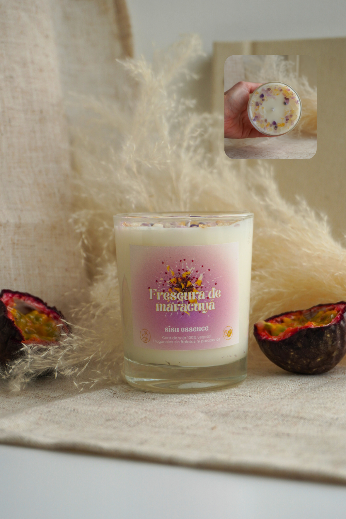 Pack de 4 velas primaverales