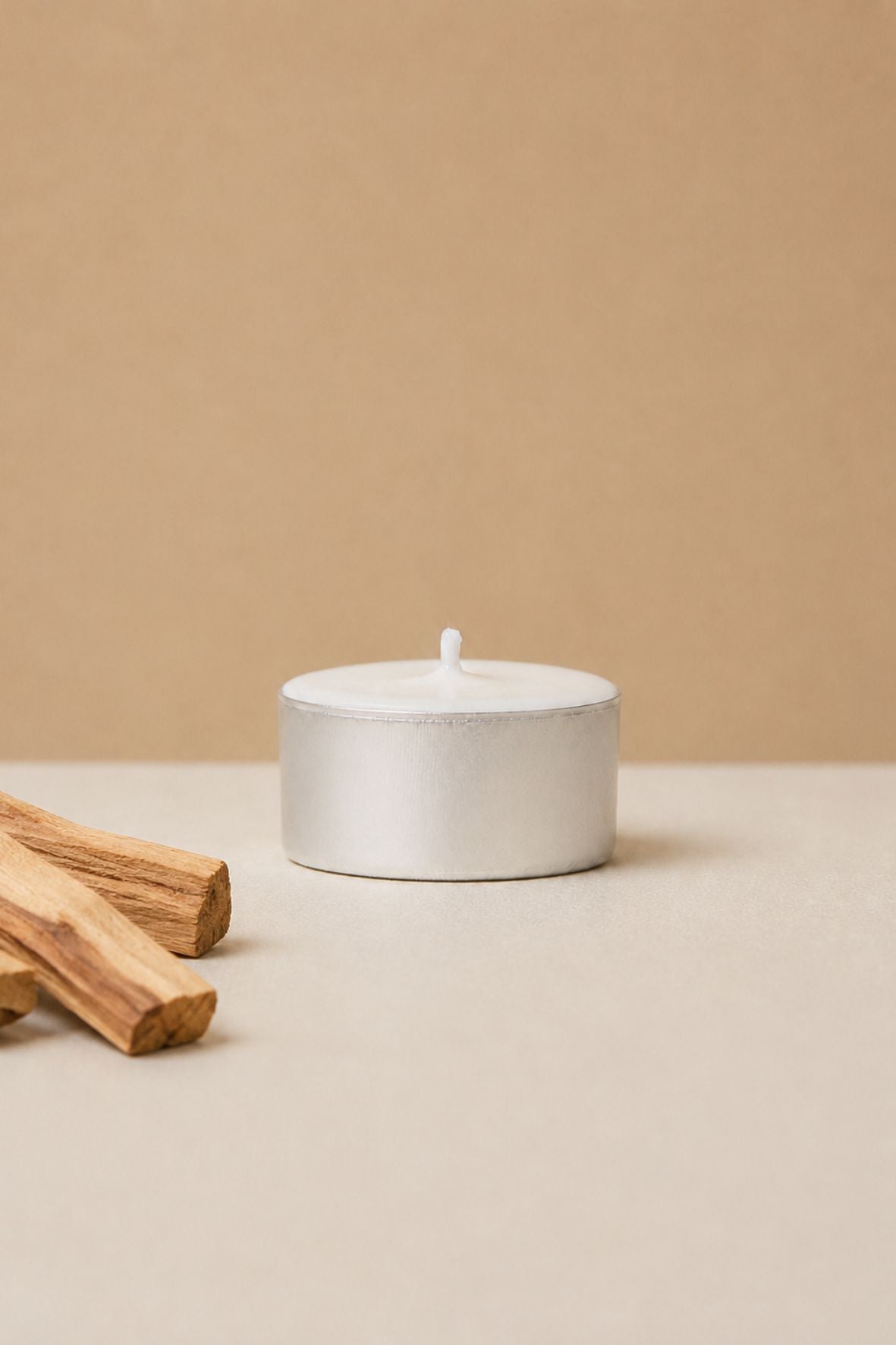 Vela de té de Palo Santo