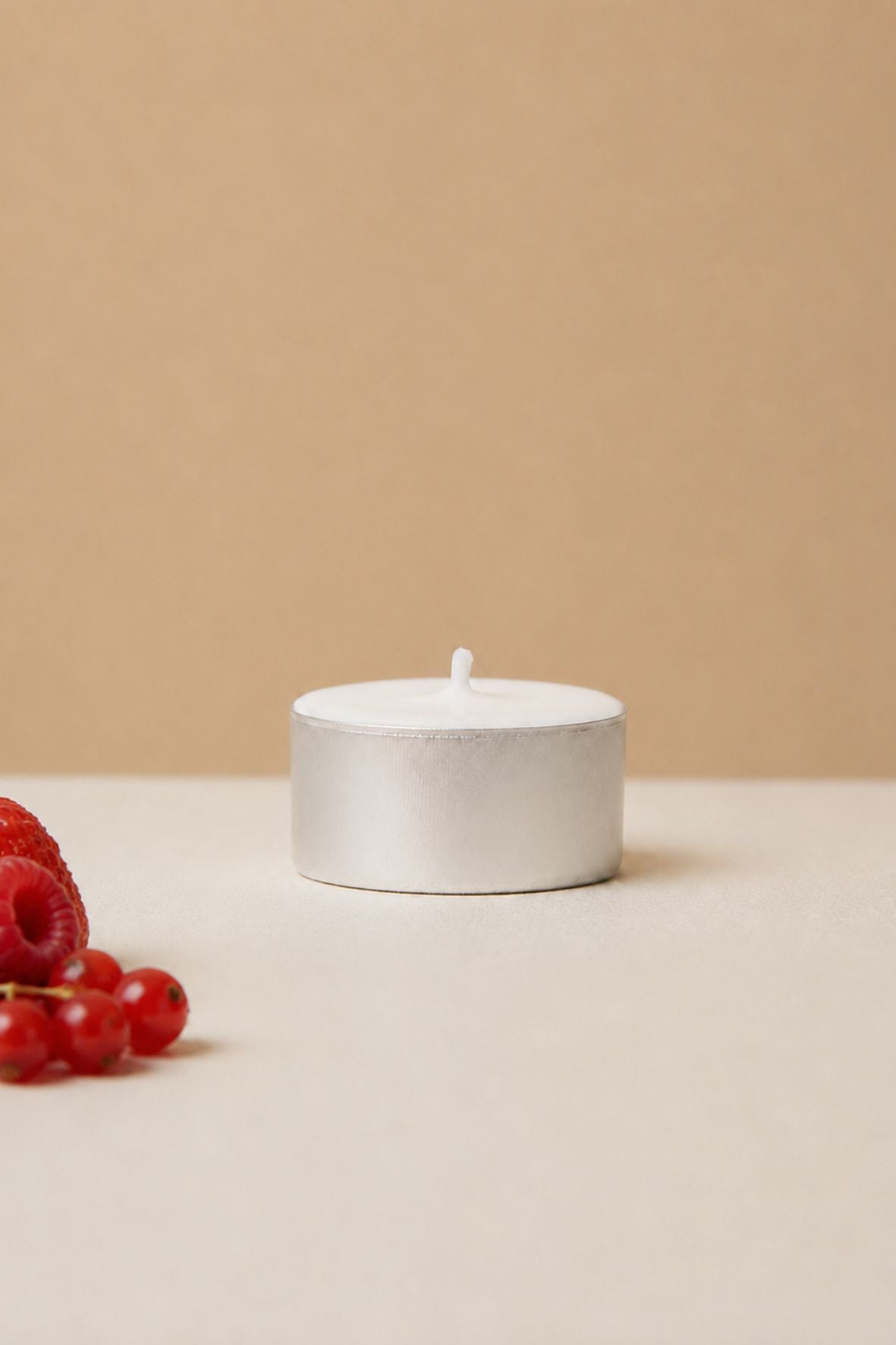 Vela de té de Frutos Rojos