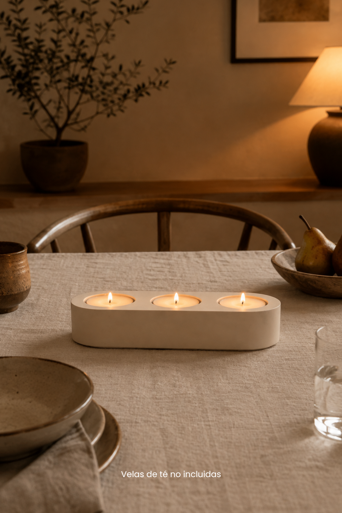 Candelabro de 3 velas