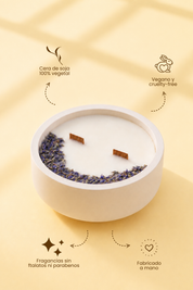 Vela de Lavanda