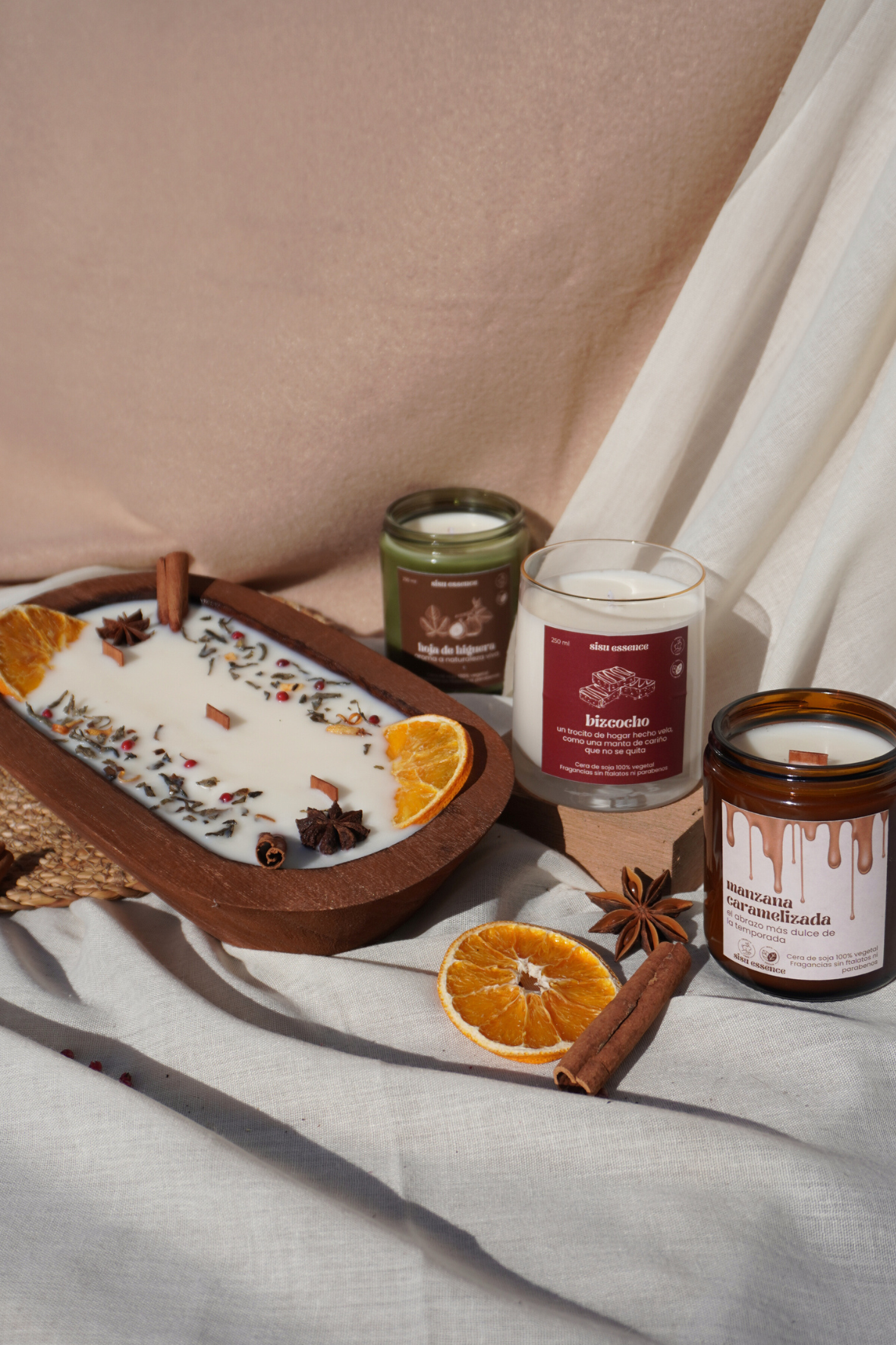 Pack 4 velas Rituales de Otoño