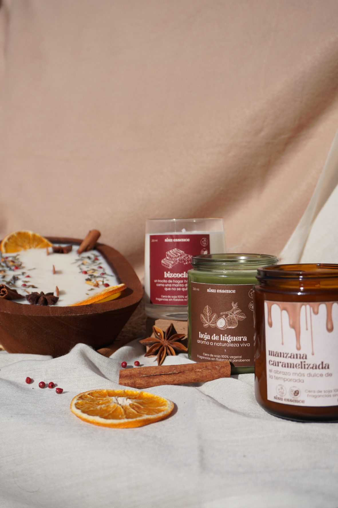 Pack 4 velas Rituales de Otoño