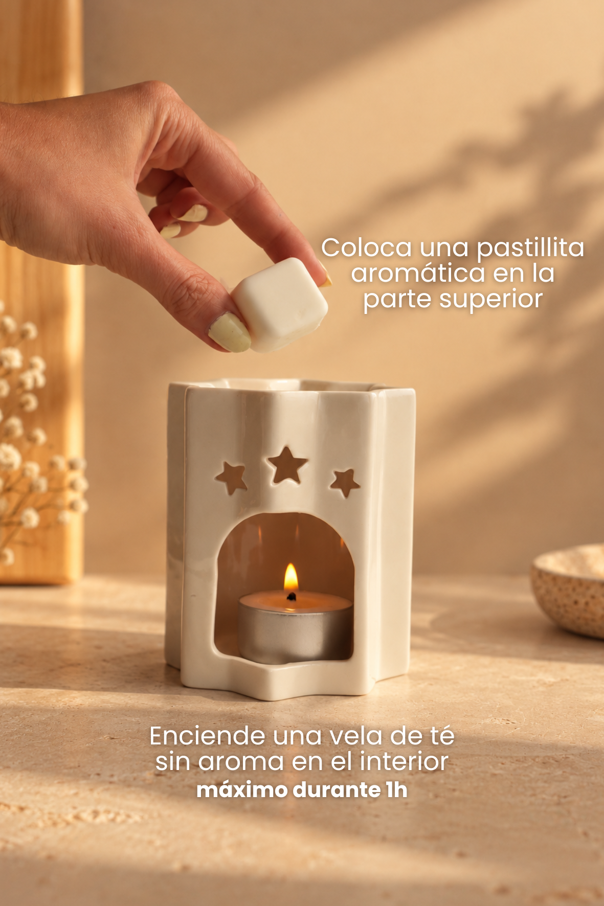 Quemador de cera Estrella