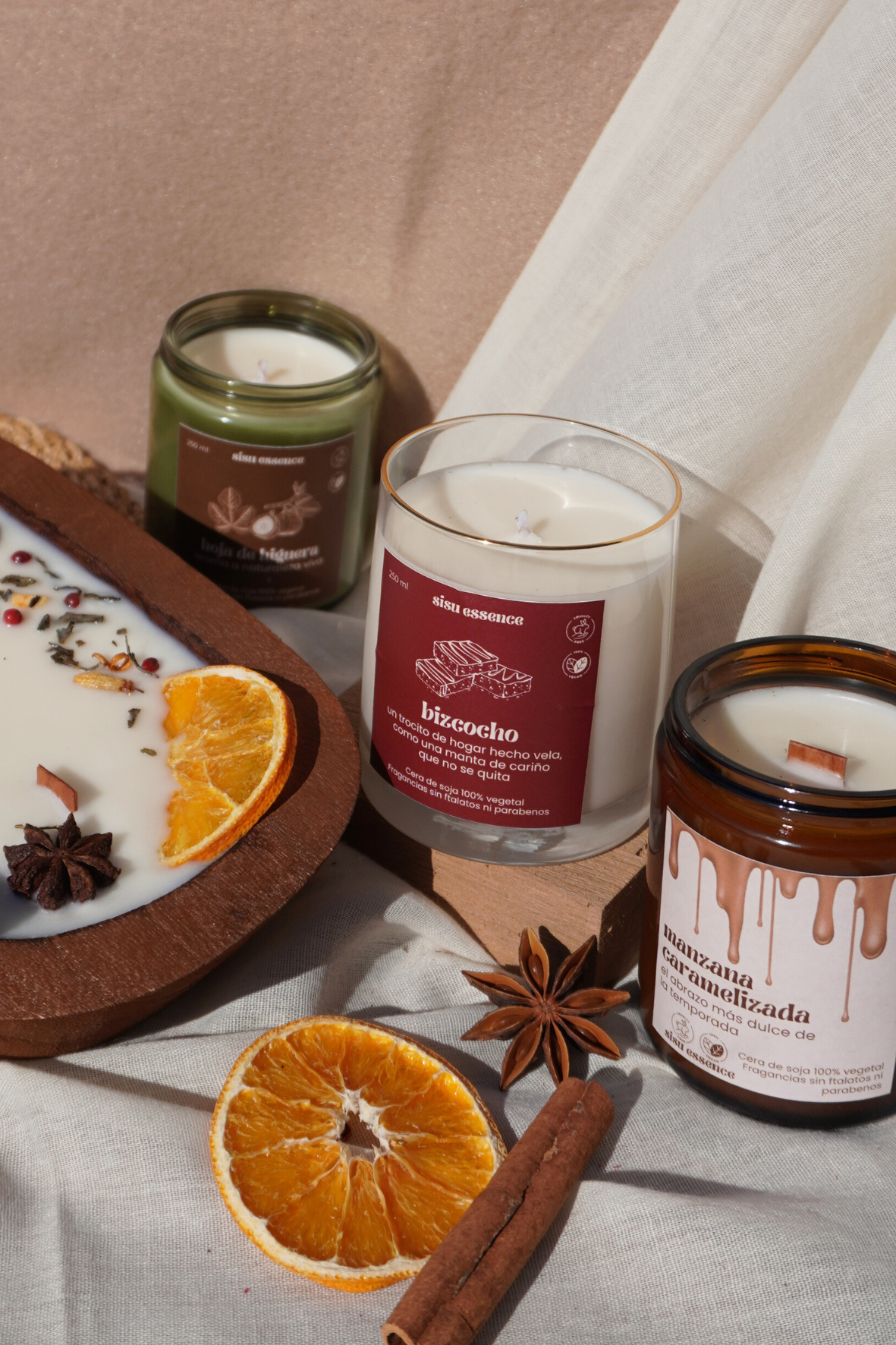 Pack 4 velas Rituales de Otoño