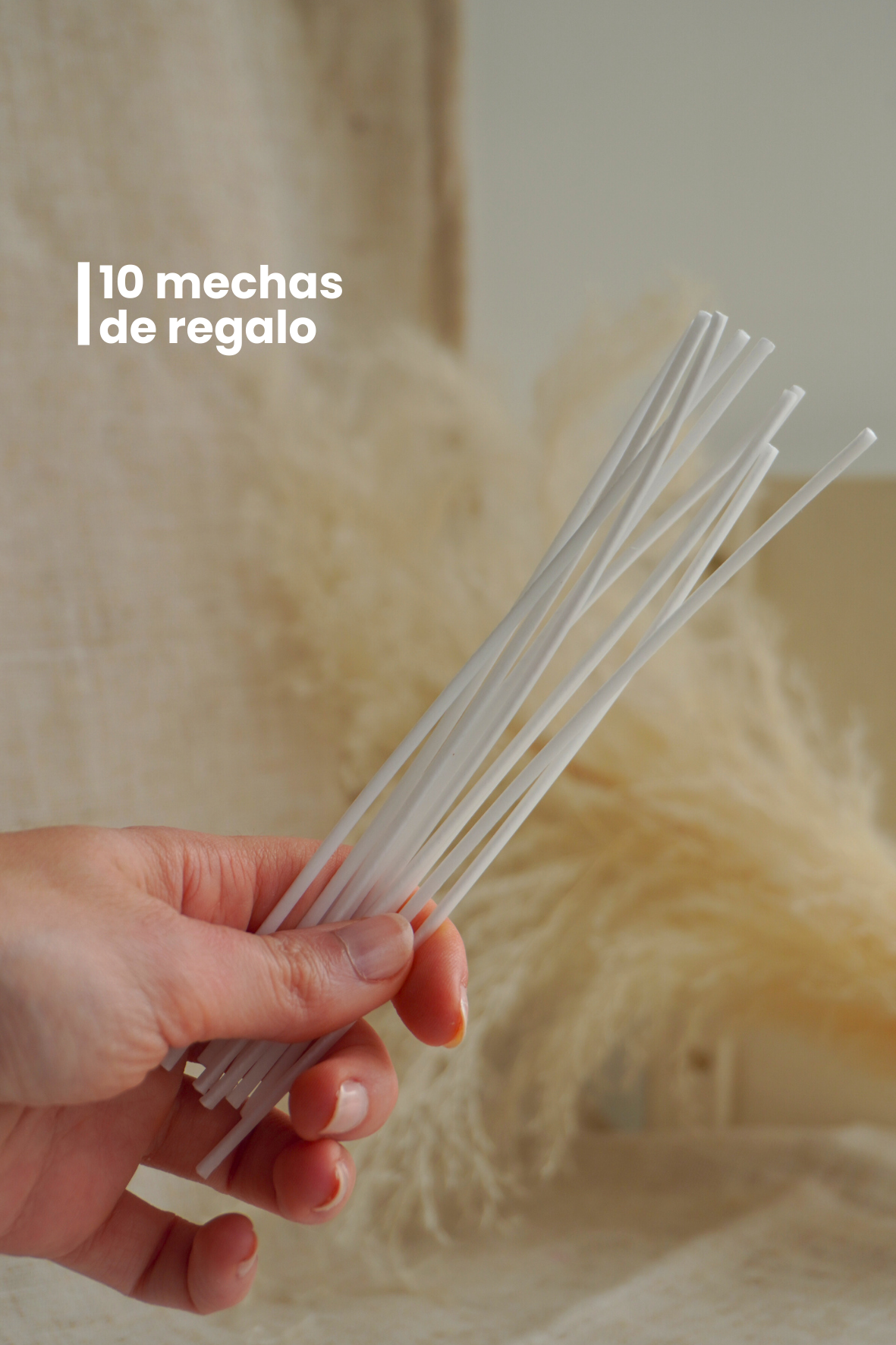 Cera de arena + 10 mechas