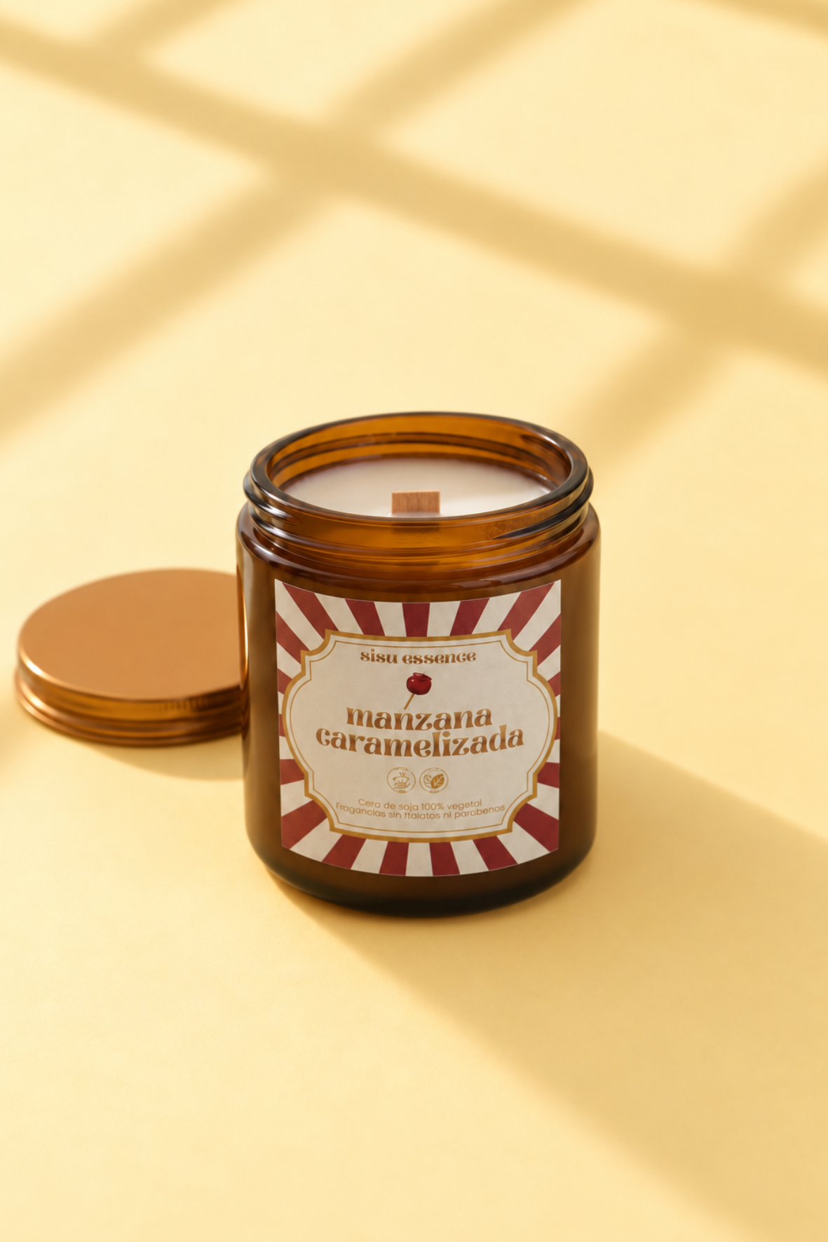 Vela de Manzana Caramelizada