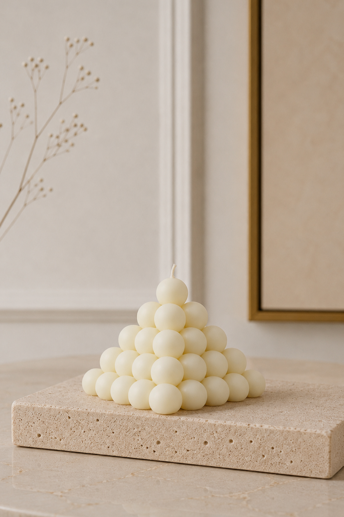 Kit de velas decorativas burbuja