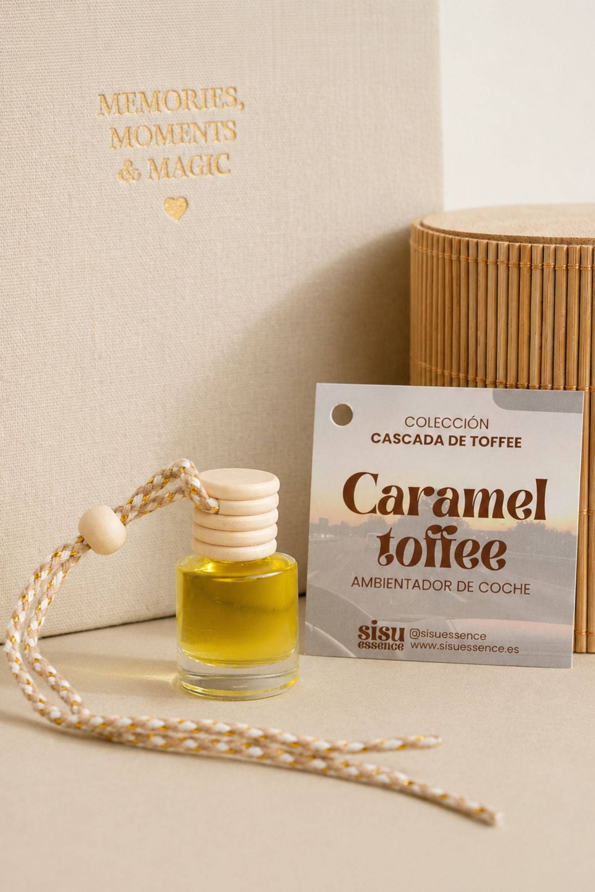 Ambientador de Coche de Caramel Toffee