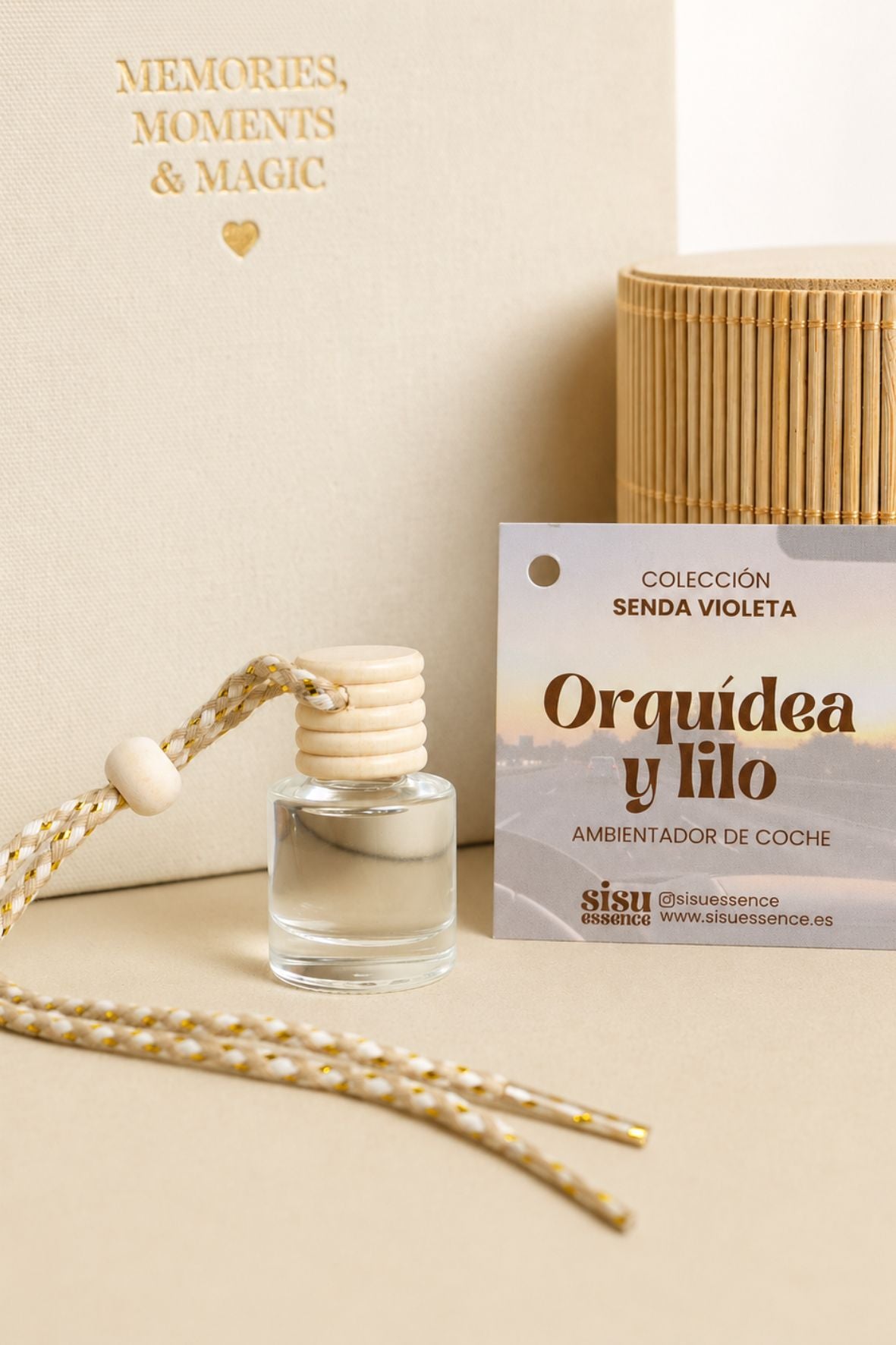 Ambientador de Coche de Orquídea y Lilo