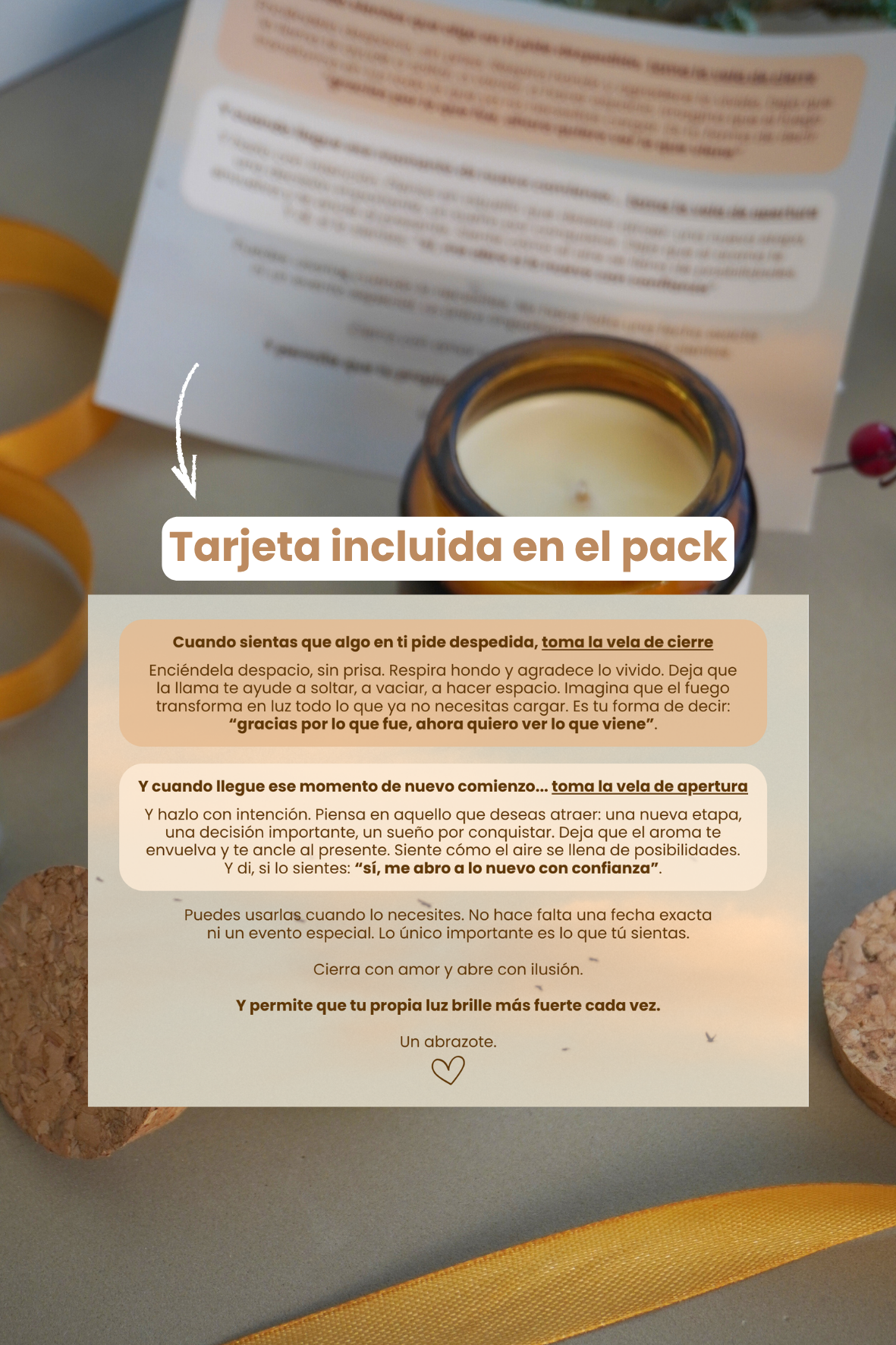 Pack Ritual 2 velas + regalo