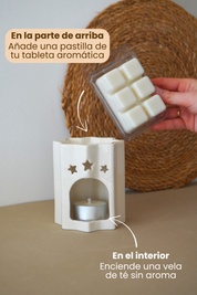 Quemador de cera Estrella