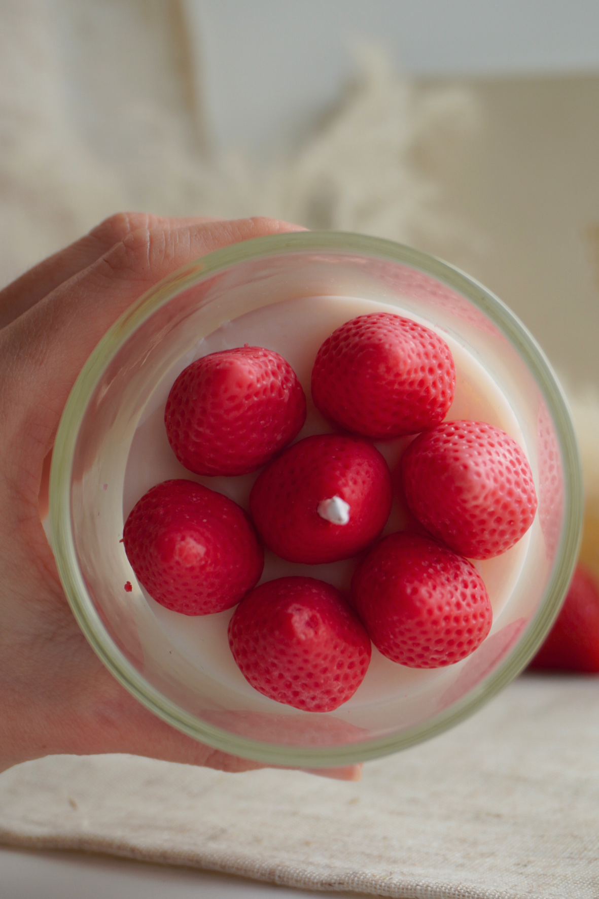 Vela de Fresas con Nata