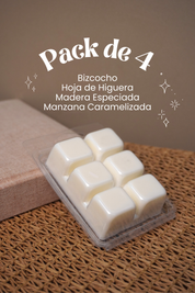 Pack de 4 Wax Melts Otoñales