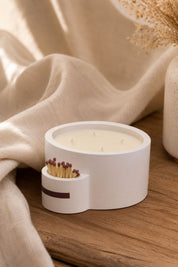 Vela aromática con cerillero L