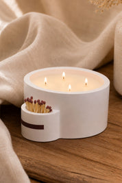 Vela aromática con cerillero L