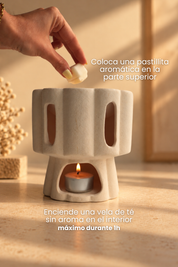Quemador de cera Acanalado