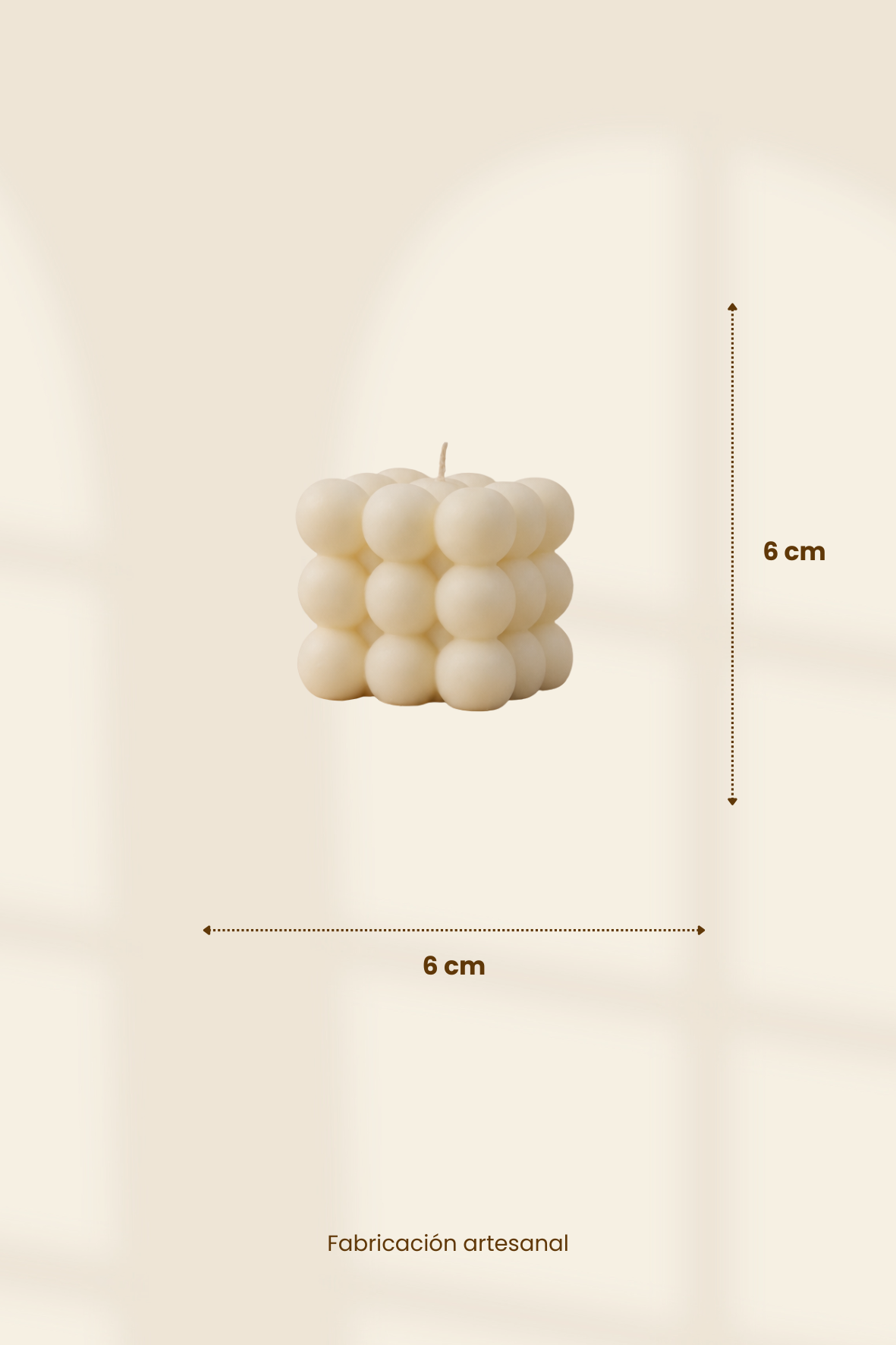 Vela Maxi cubo de burbujas