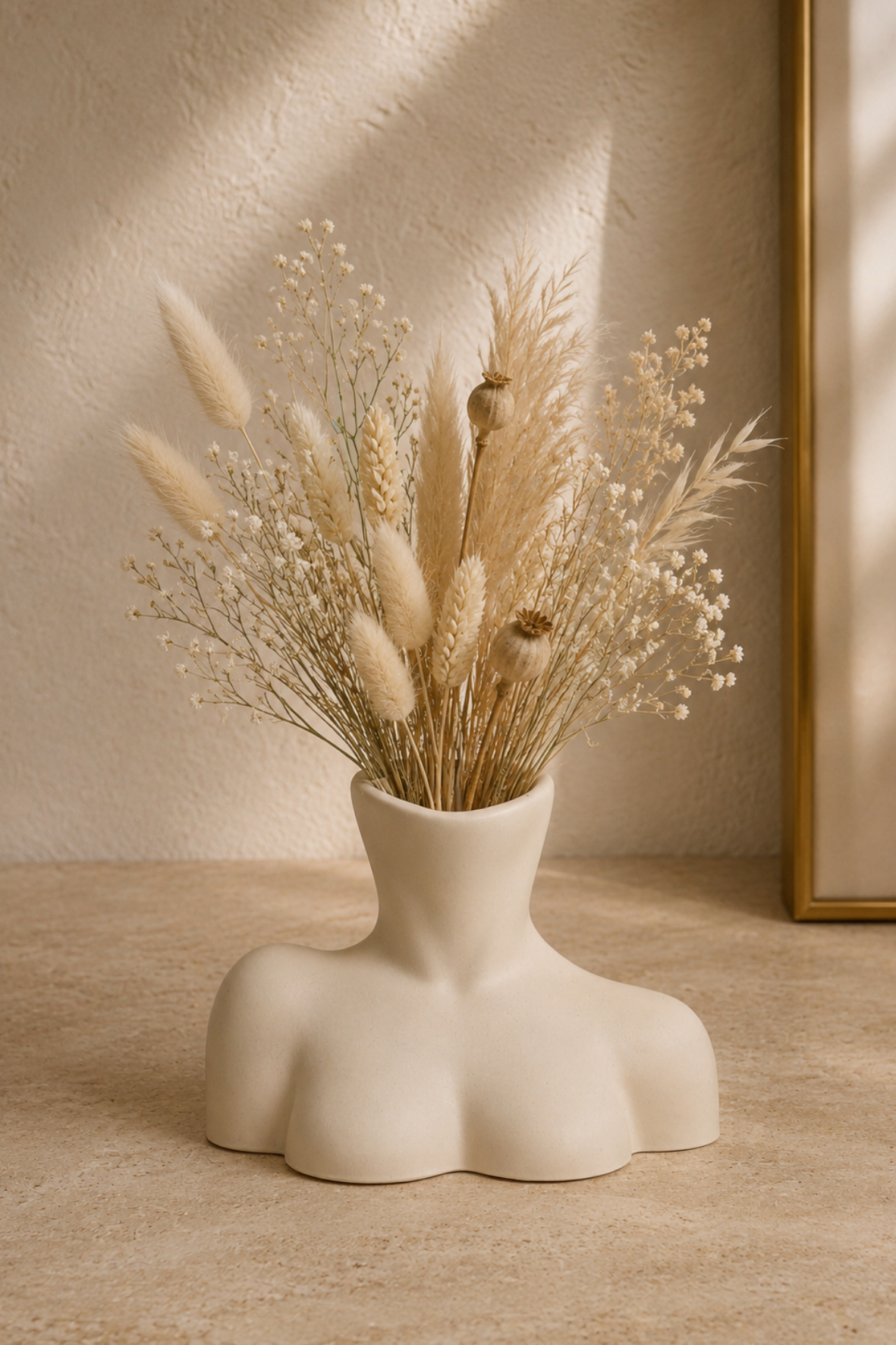 Jarrón busto de mujer