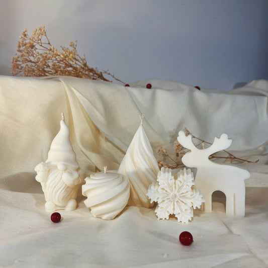 Pack Velas Decorativas Navidad