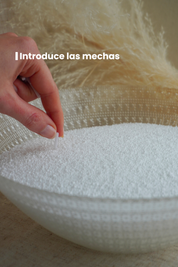 Mechas cera de arena