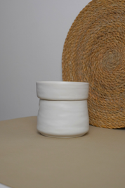 Quemador de cera Minimalista Blanco