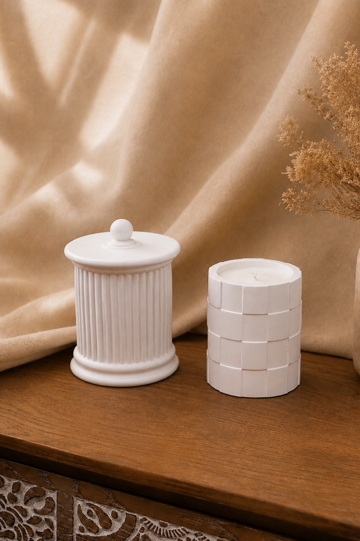 Kit dos/tres velas aromáticas florales