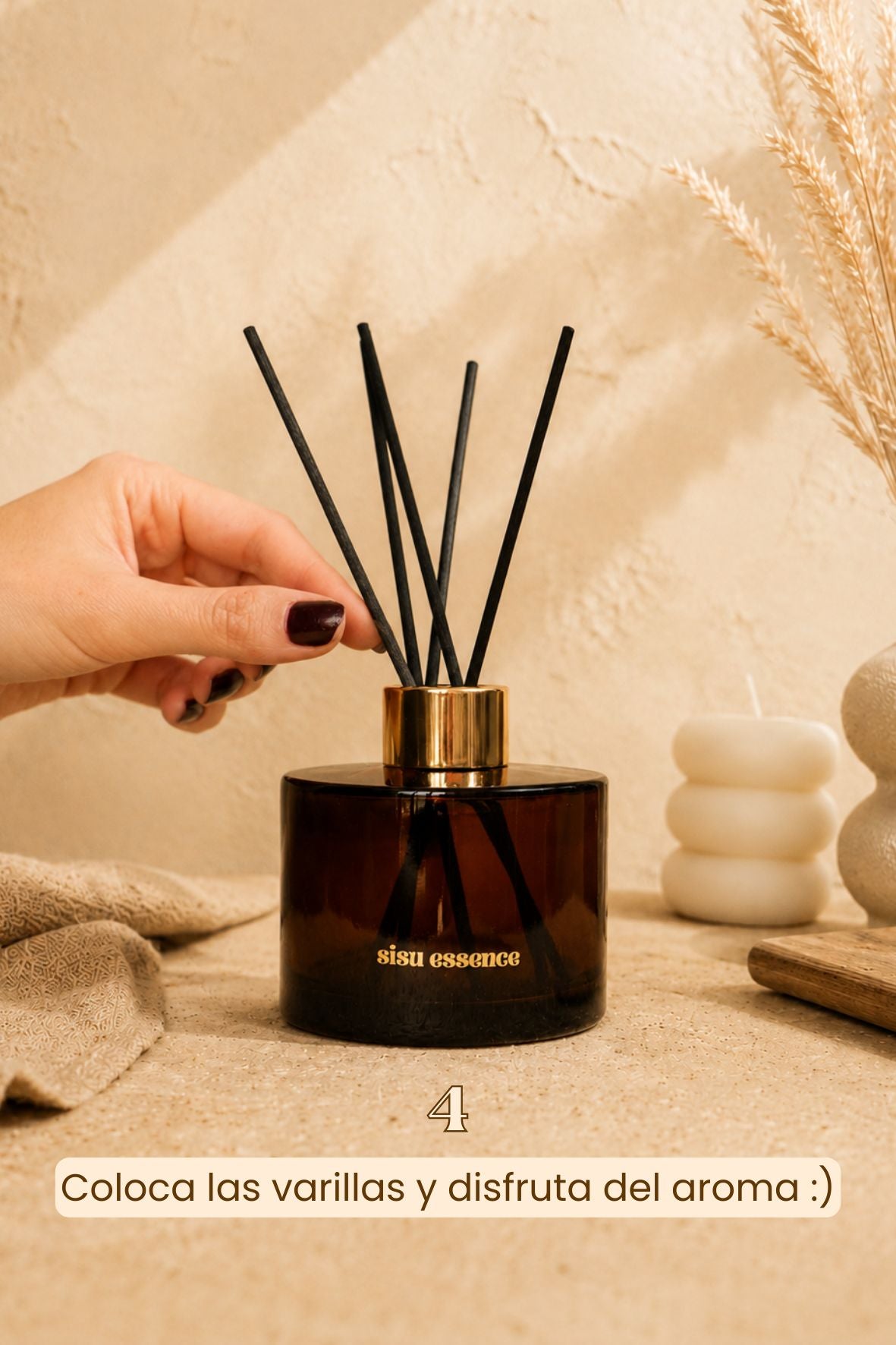 Mikado de Canela y Naranja