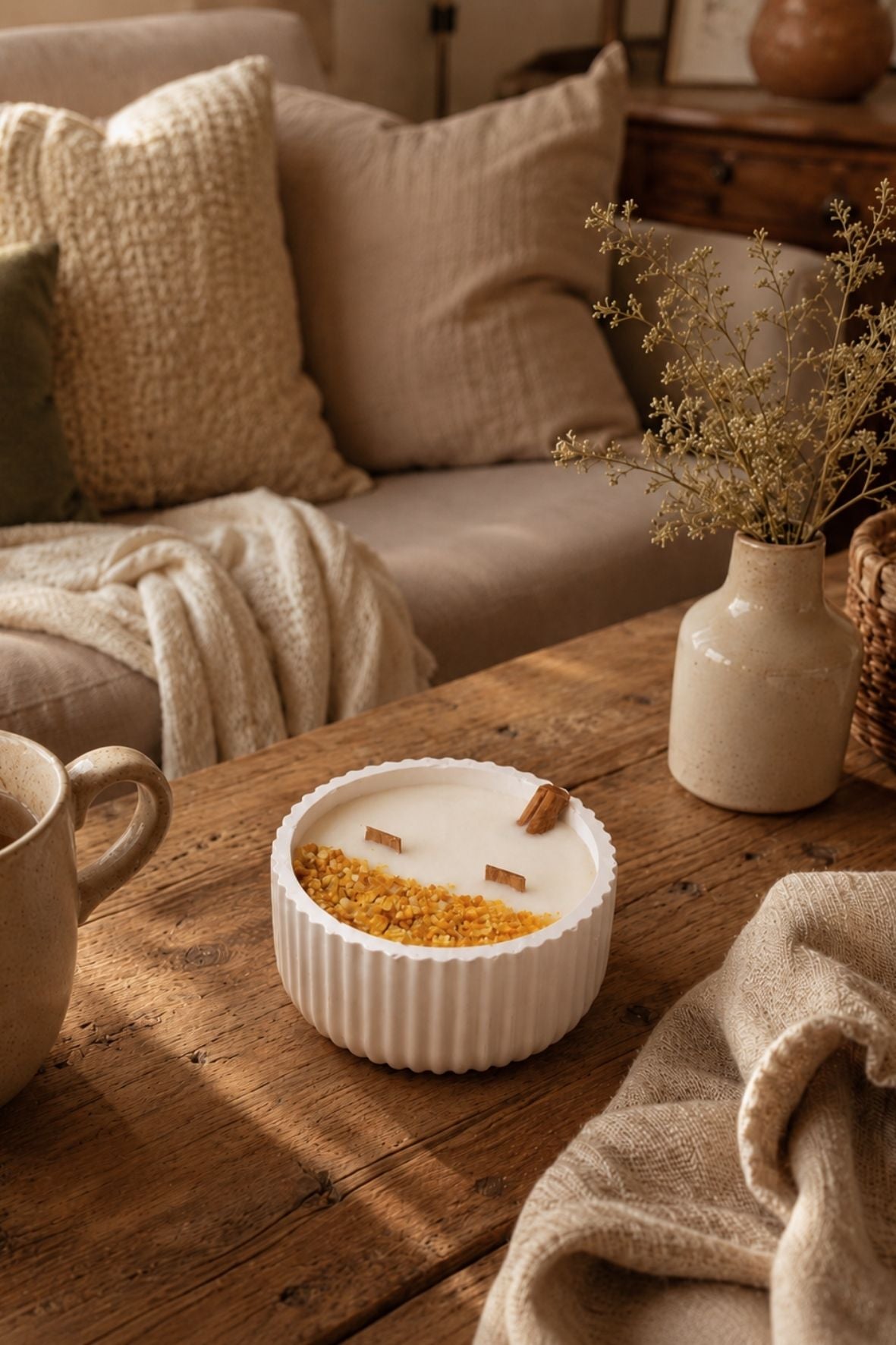 Vela de Canela y Naranja