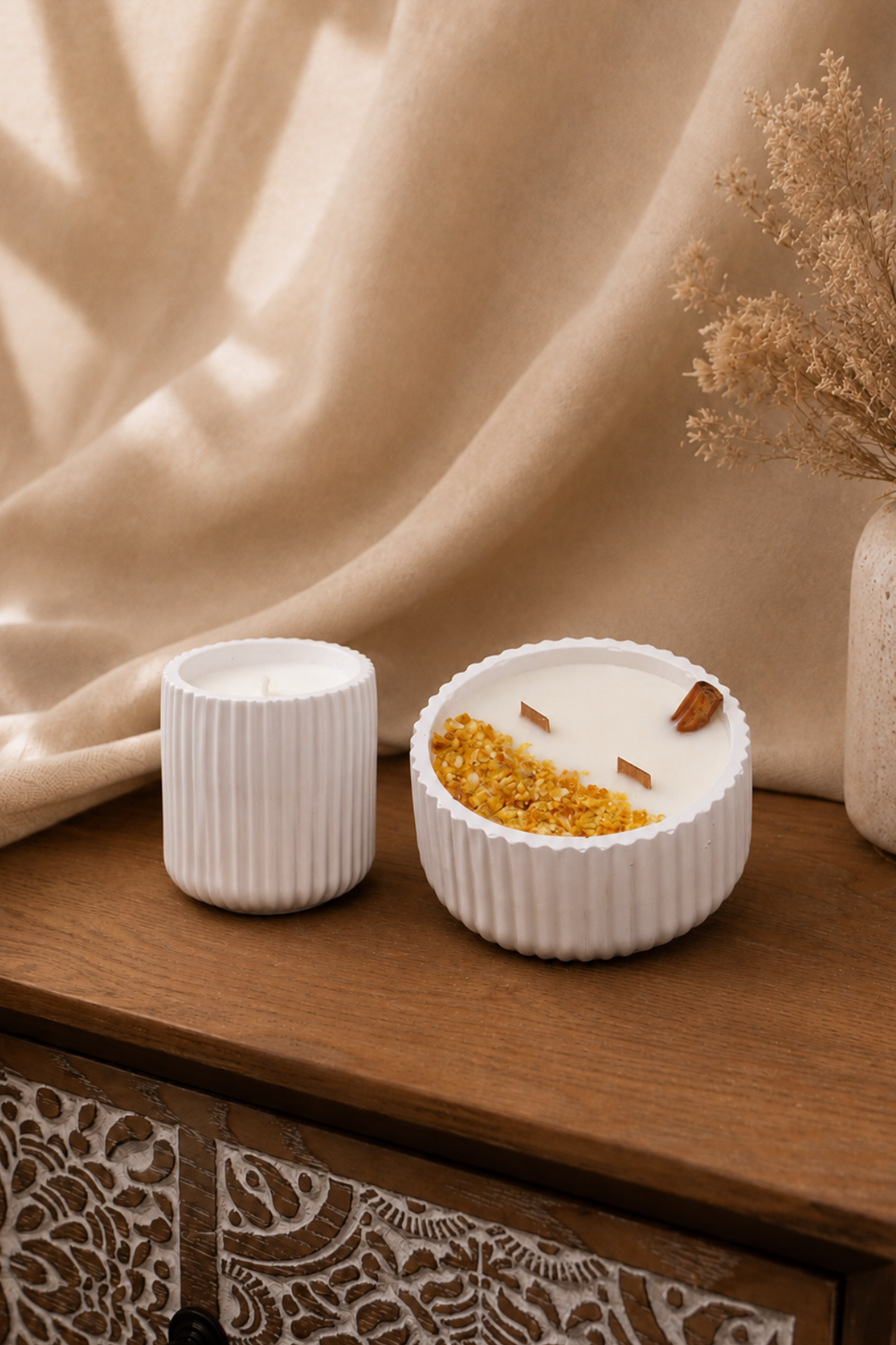 Kit dos velas aromáticas especiadas