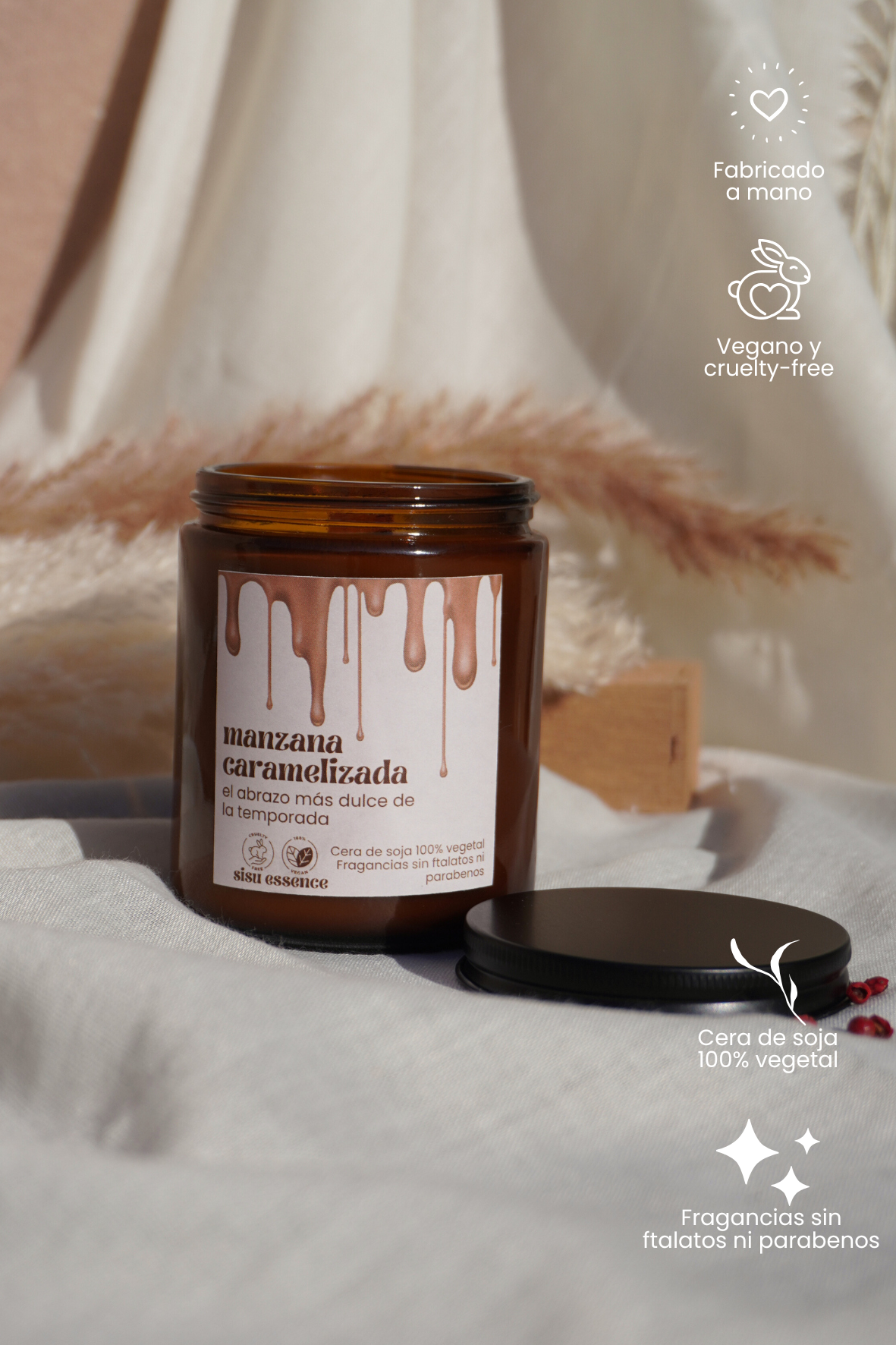 Vela de Manzana Caramelizada