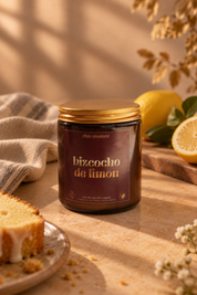 Vela de Bizcocho de Limón