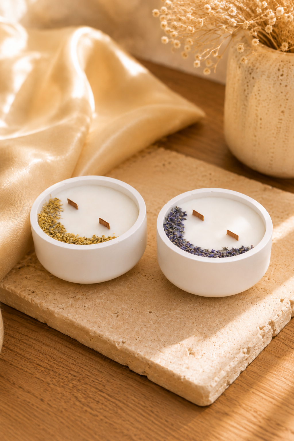 Kit dos velas aromáticas clásicas