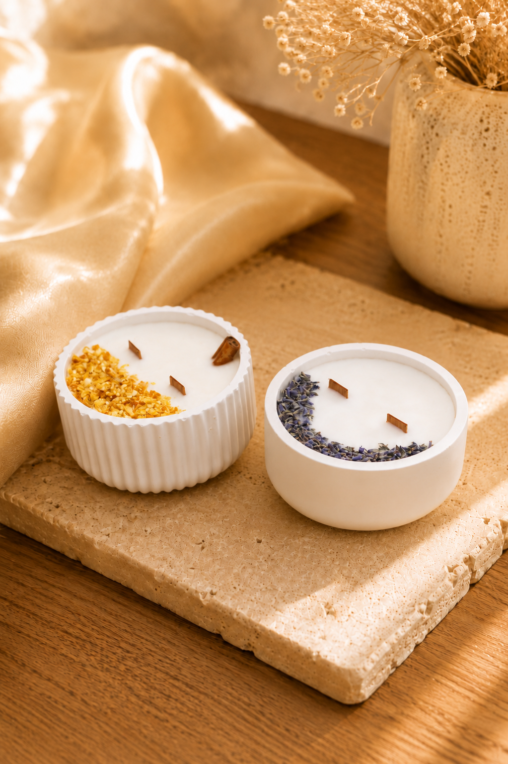 Kit dos velas aromáticas clásicas