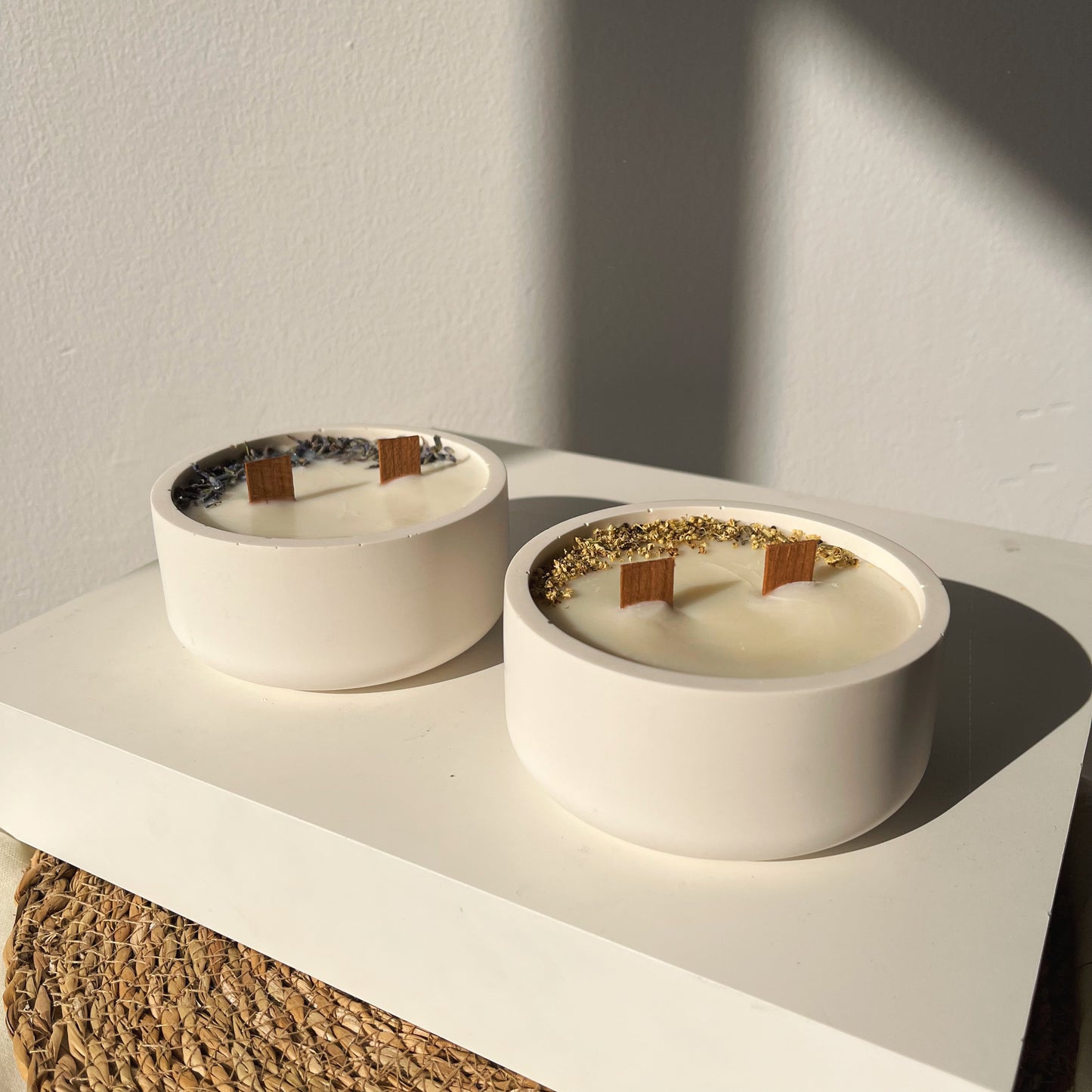 Pack dos velas aromáticas medianas