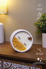 Vela de Canela y Naranja